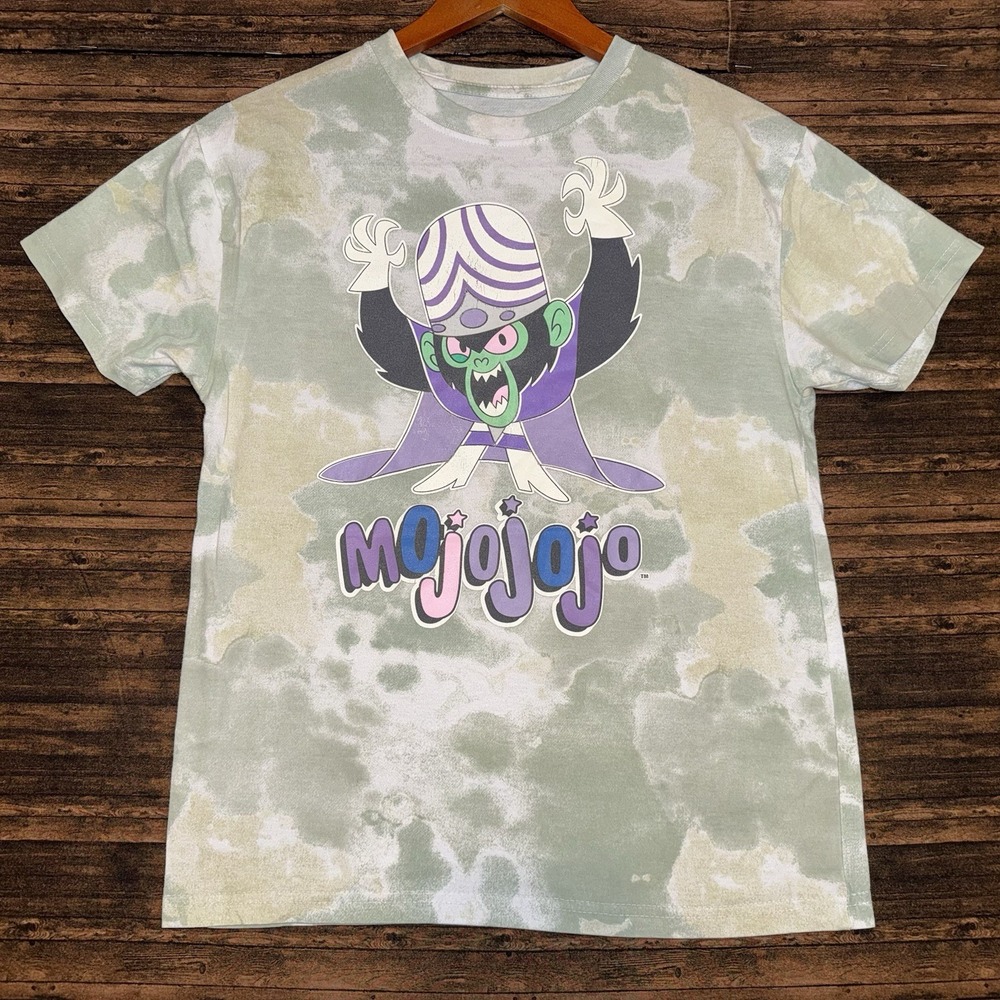 The Powerpuff Girls Tie Dye Mojojojo Tee Shirt Women's Size XS